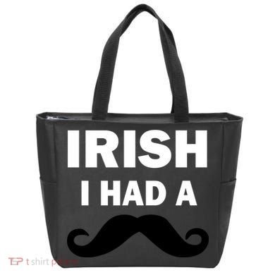 Irish I had A Mustache Funny Tote Bag