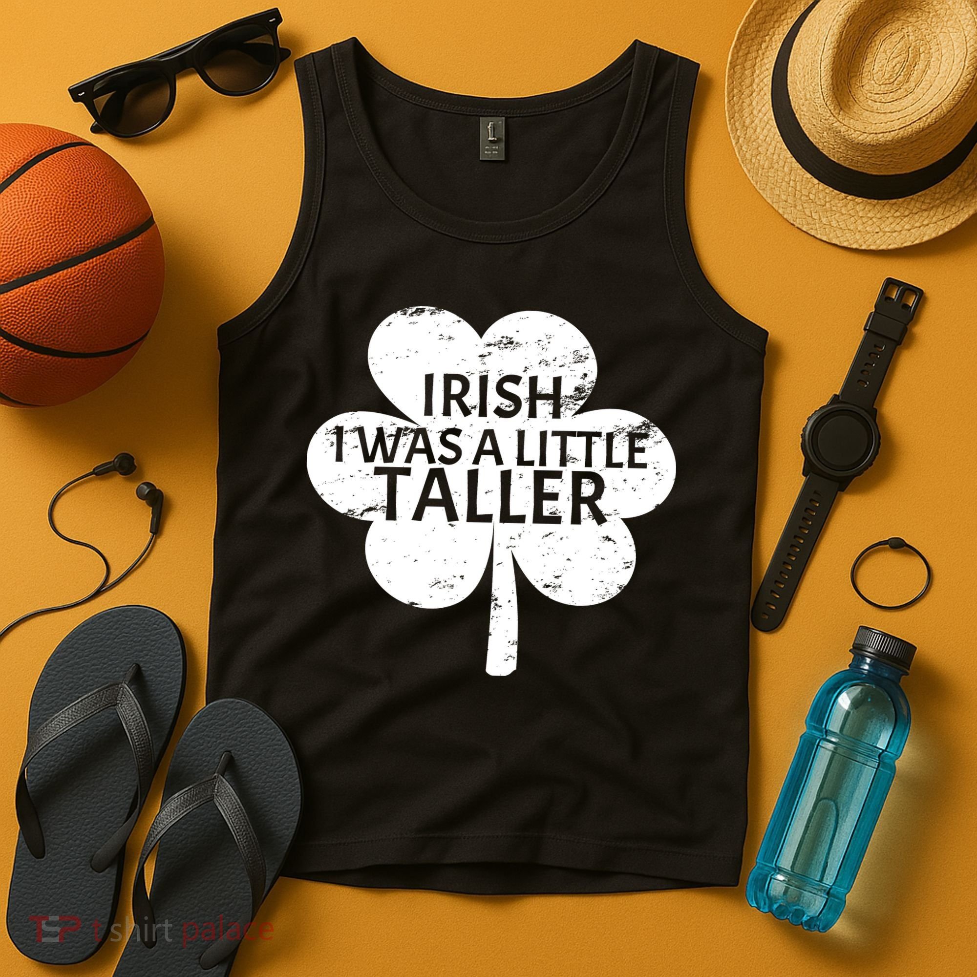 Irish I Was A Little Taller Tank Top