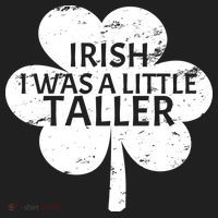 Irish I Was A Little Taller Golf Towel thumb 3