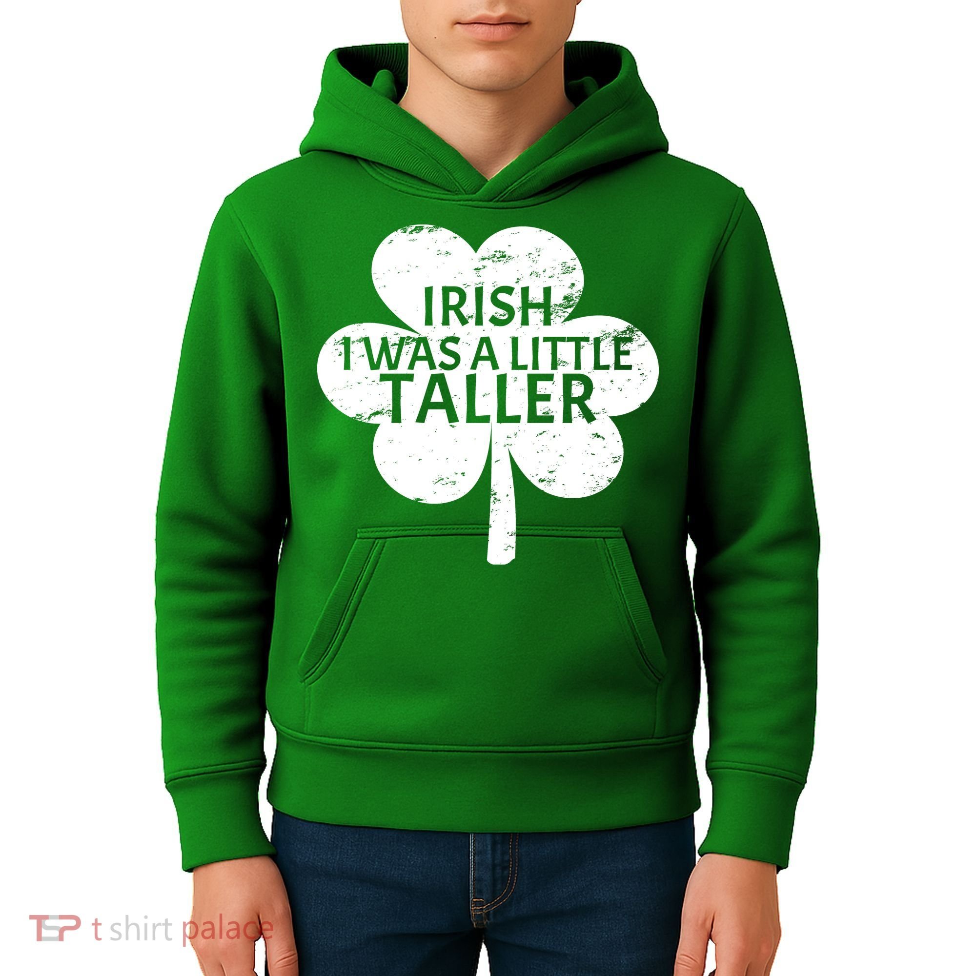 Irish I Was A Little Taller Kids Hoodie