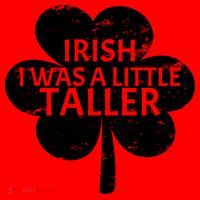 Irish I Was A Little Taller Santa Hat thumb 1