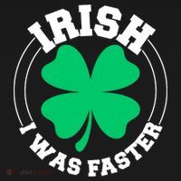 Irish I Was Faster Hoodie thumb 2