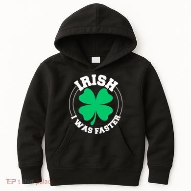 Irish I Was Faster Kids Hoodie