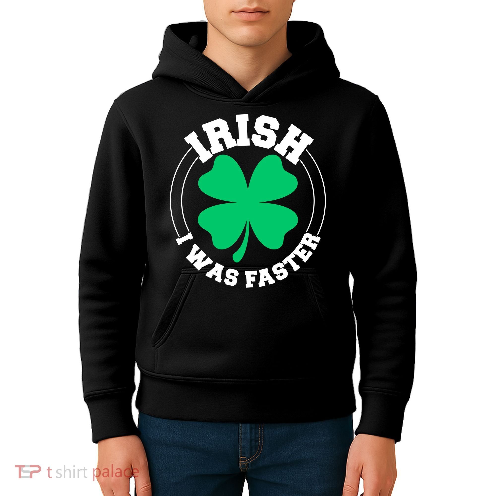 Irish I Was Faster Kids Hoodie