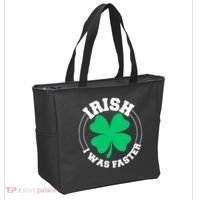 Irish I Was Faster Tote Bag thumb 2