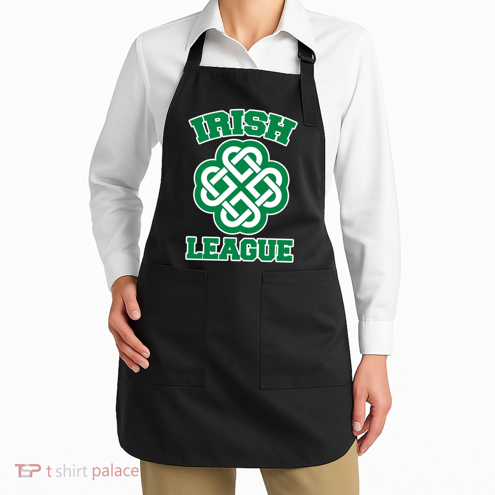 Irish League St. Patrick's Day Celtic Apron