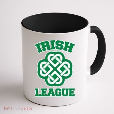Irish League St. Patrick's Day Celtic Coffee Mug back