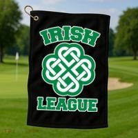Irish League St. Patrick's Day Celtic Golf Towel thumb 1