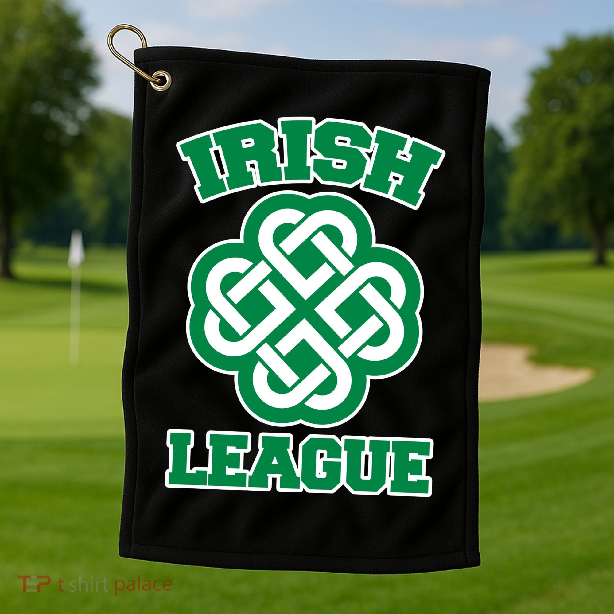 Irish League St. Patrick's Day Celtic Golf Towel