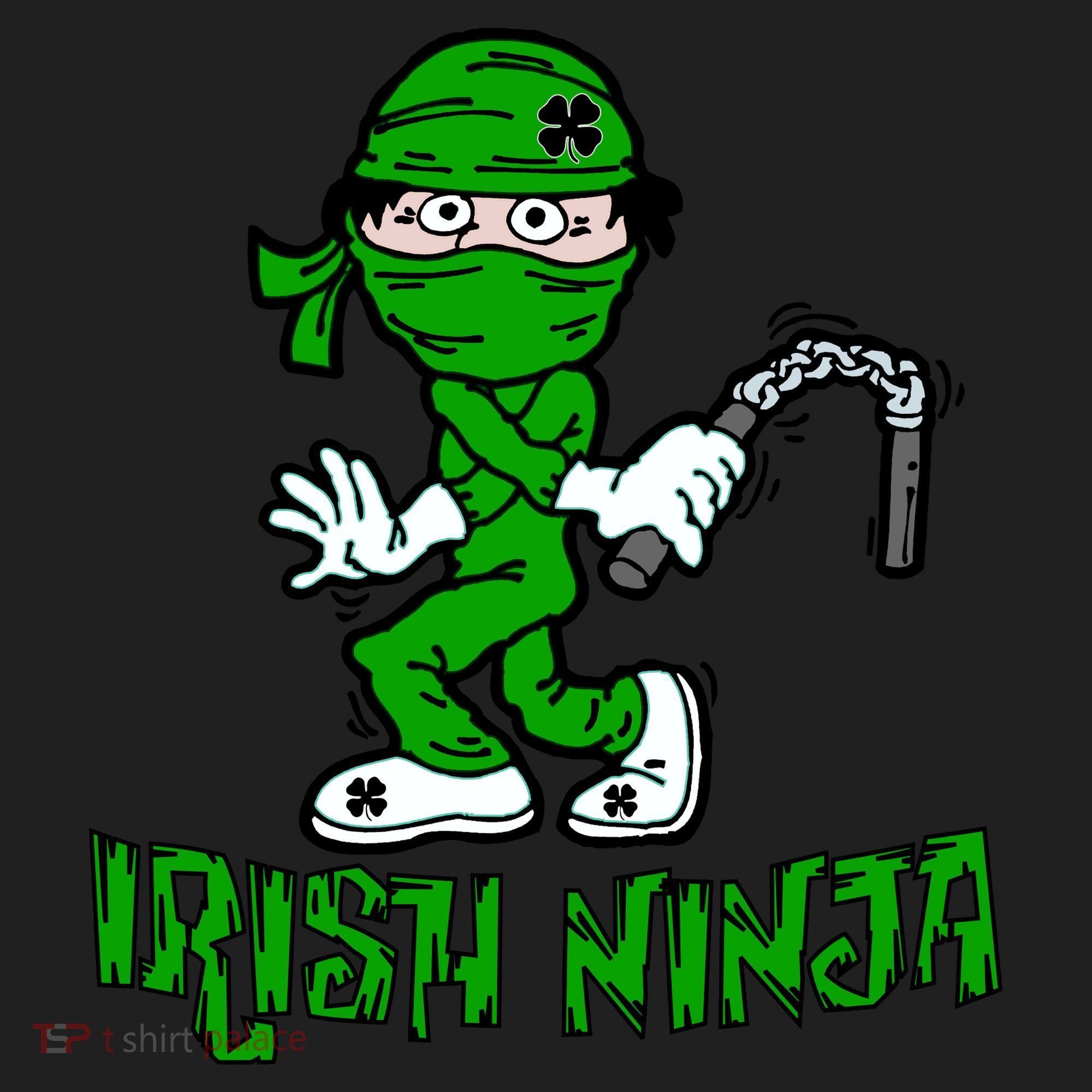 Irish Ninja St. Patricks Day Funny Women's Sweatshirt
