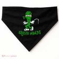 Irish Ninja St. Patricks Day Funny USA-Made Doggie Bandana thumb 0