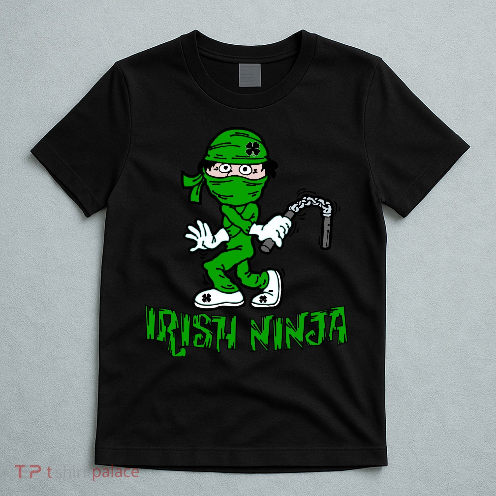 Irish Ninja St. Patricks Day Funny T-Shirt