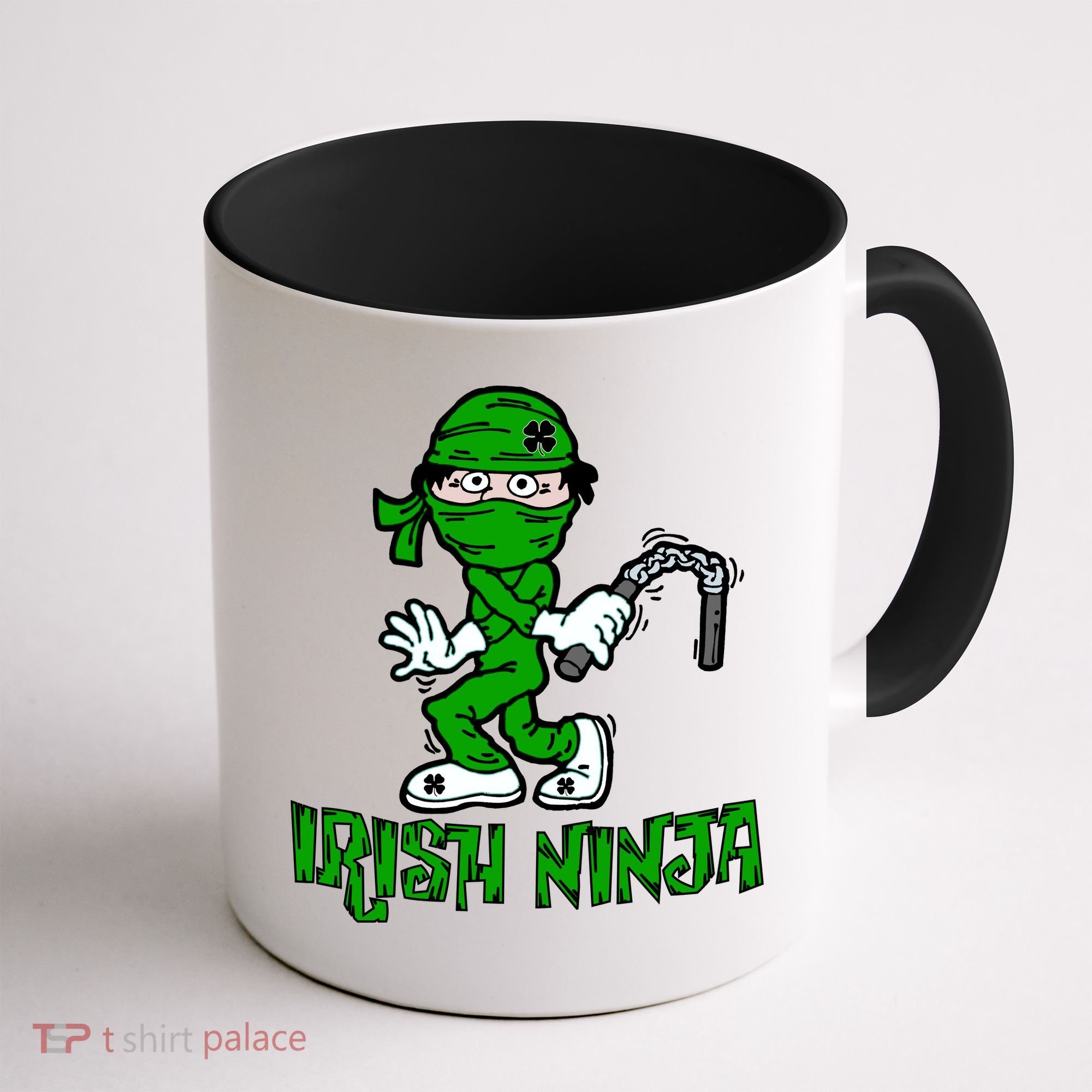 Irish Ninja St. Patricks Day Funny Coffee Mug