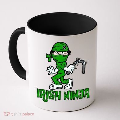 Irish Ninja St. Patricks Day Funny Coffee Mug