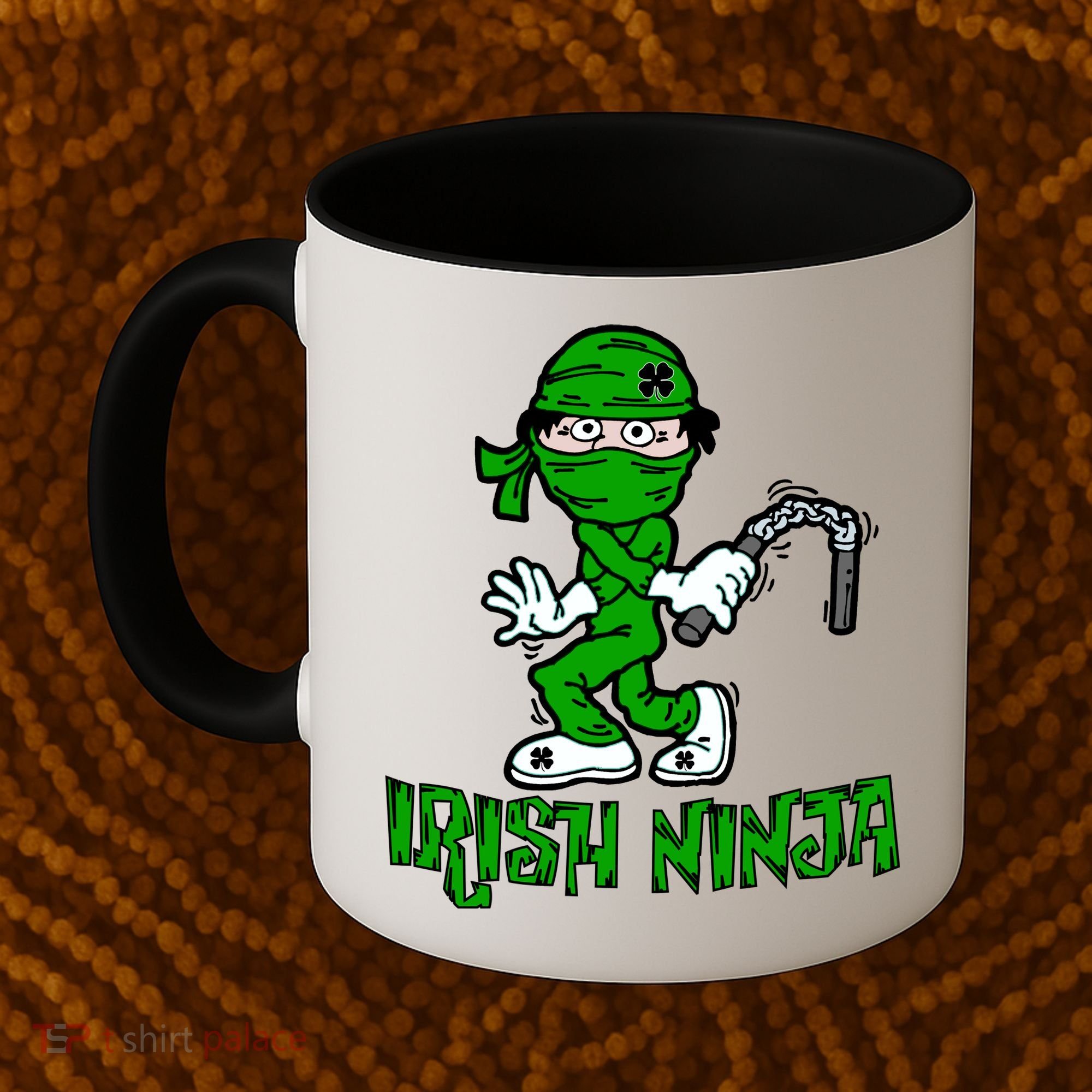 Irish Ninja St. Patricks Day Funny Coffee Mug