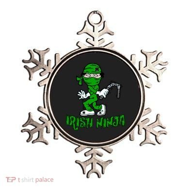 Irish Ninja St. Patricks Day Funny Ornament