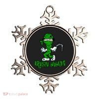 Irish Ninja St. Patricks Day Funny Ornament thumb 0