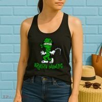 Irish Ninja St. Patricks Day Funny Women's Tank Top thumb 2