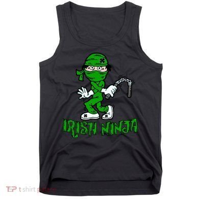 Irish Ninja St. Patricks Day Funny Tank Top