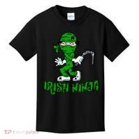 Irish Ninja St. Patricks Day Funny Kids T-Shirt thumb 0
