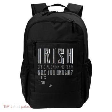 Irish Official Drinking Team Are You Drunk Backpack