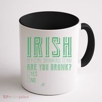 Irish Official Drinking Team Are You Drunk Coffee Mug thumb 1