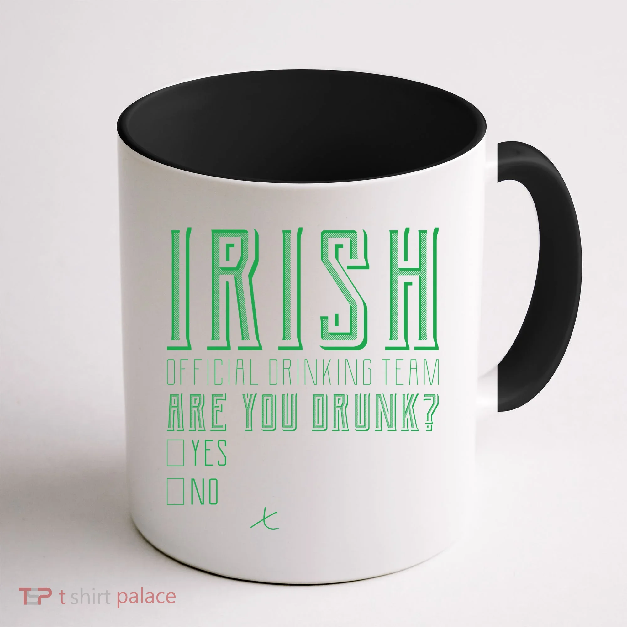 Irish Official Drinking Team Are You Drunk Coffee Mug