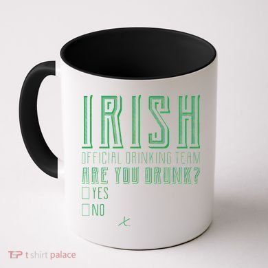 Irish Official Drinking Team Are You Drunk Coffee Mug