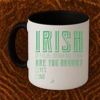 Irish Official Drinking Team Are You Drunk Coffee Mug thumb 2
