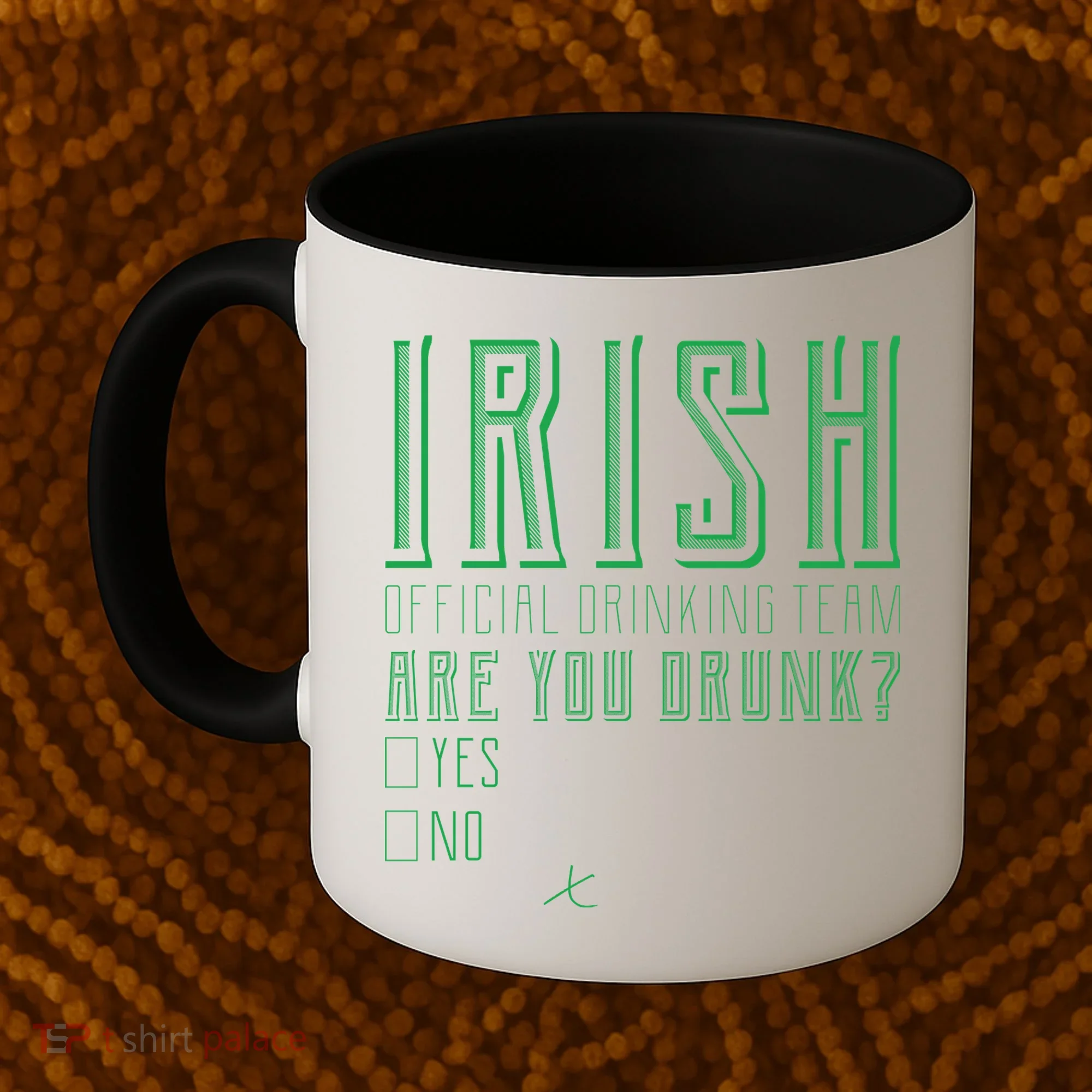Irish Official Drinking Team Are You Drunk Coffee Mug