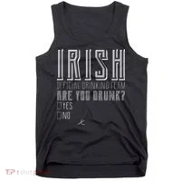 Irish Official Drinking Team Are You Drunk Tank Top thumb 0