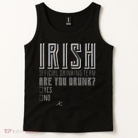 Irish Official Drinking Team Are You Drunk Tank Top thumb 2