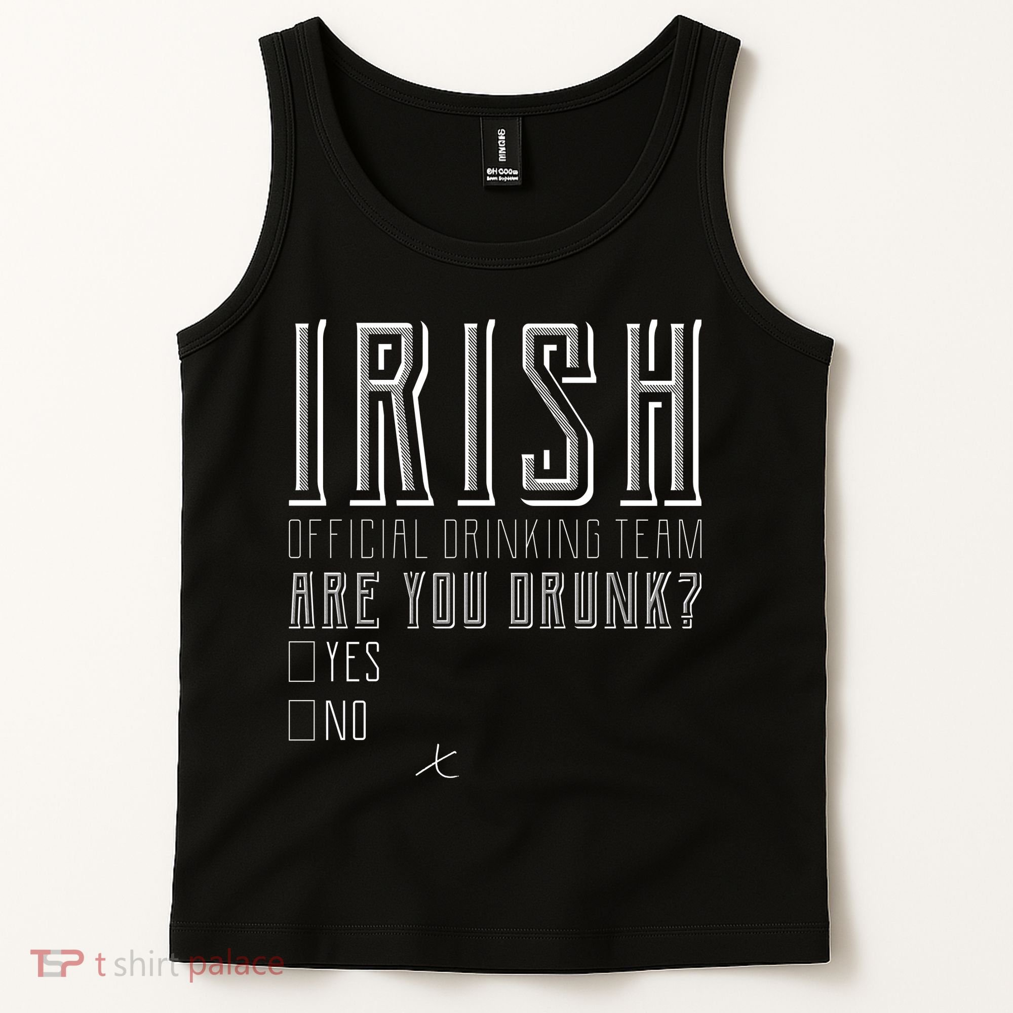 Irish Official Drinking Team Are You Drunk Tank Top
