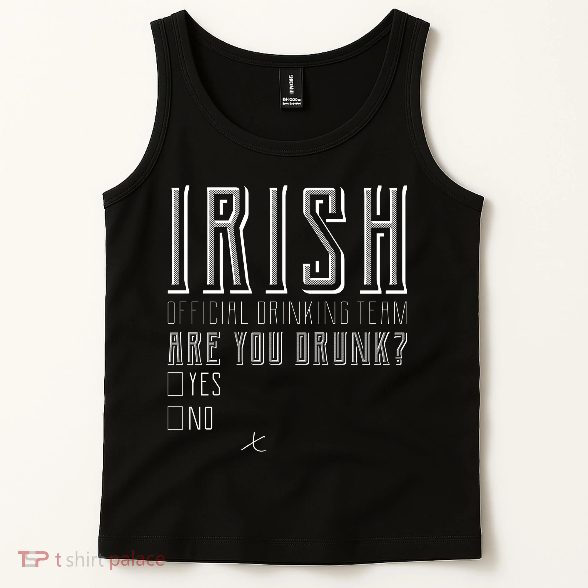 Irish Official Drinking Team Are You Drunk Tank Top