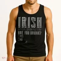 Irish Official Drinking Team Are You Drunk Tank Top thumb 3