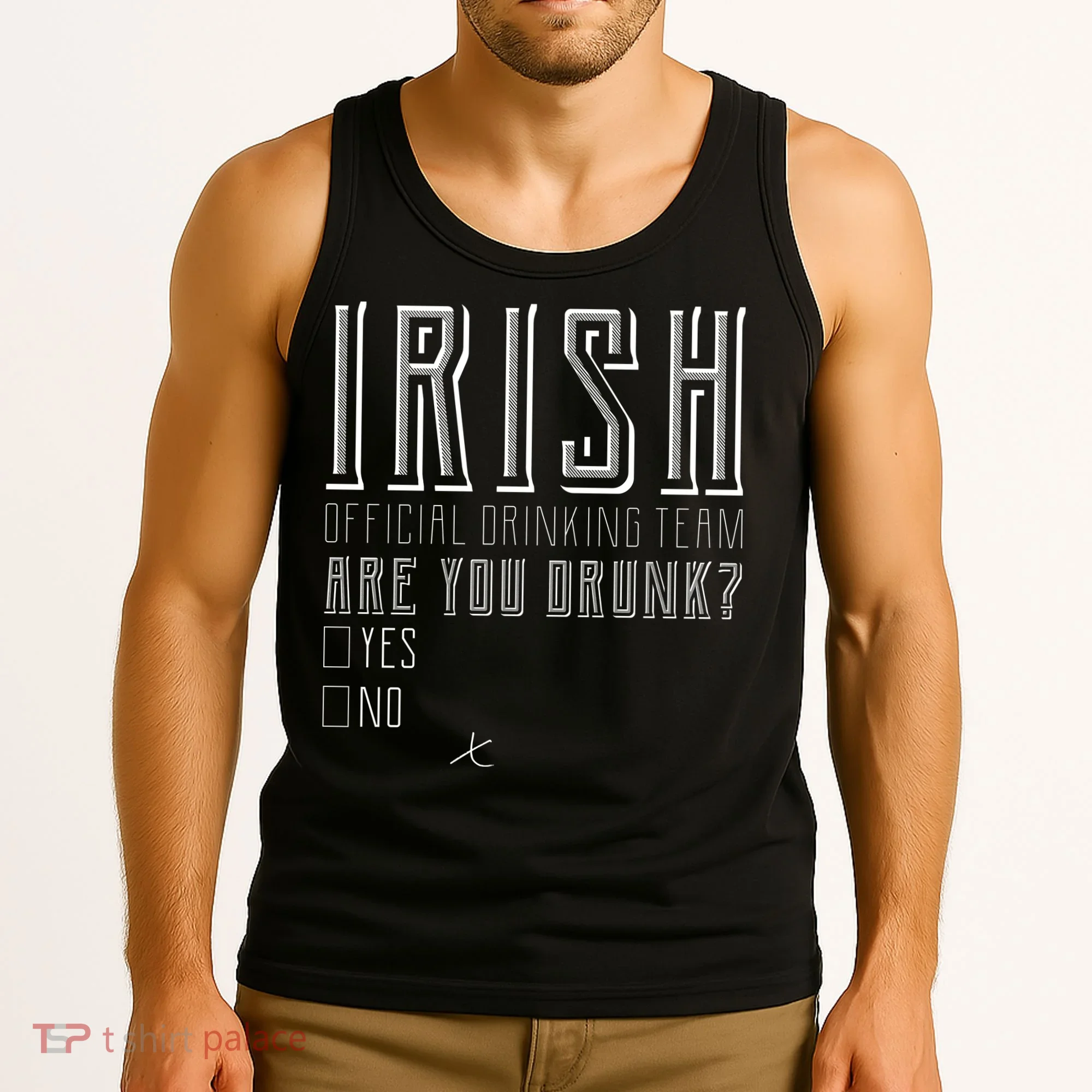 Irish Official Drinking Team Are You Drunk Tank Top