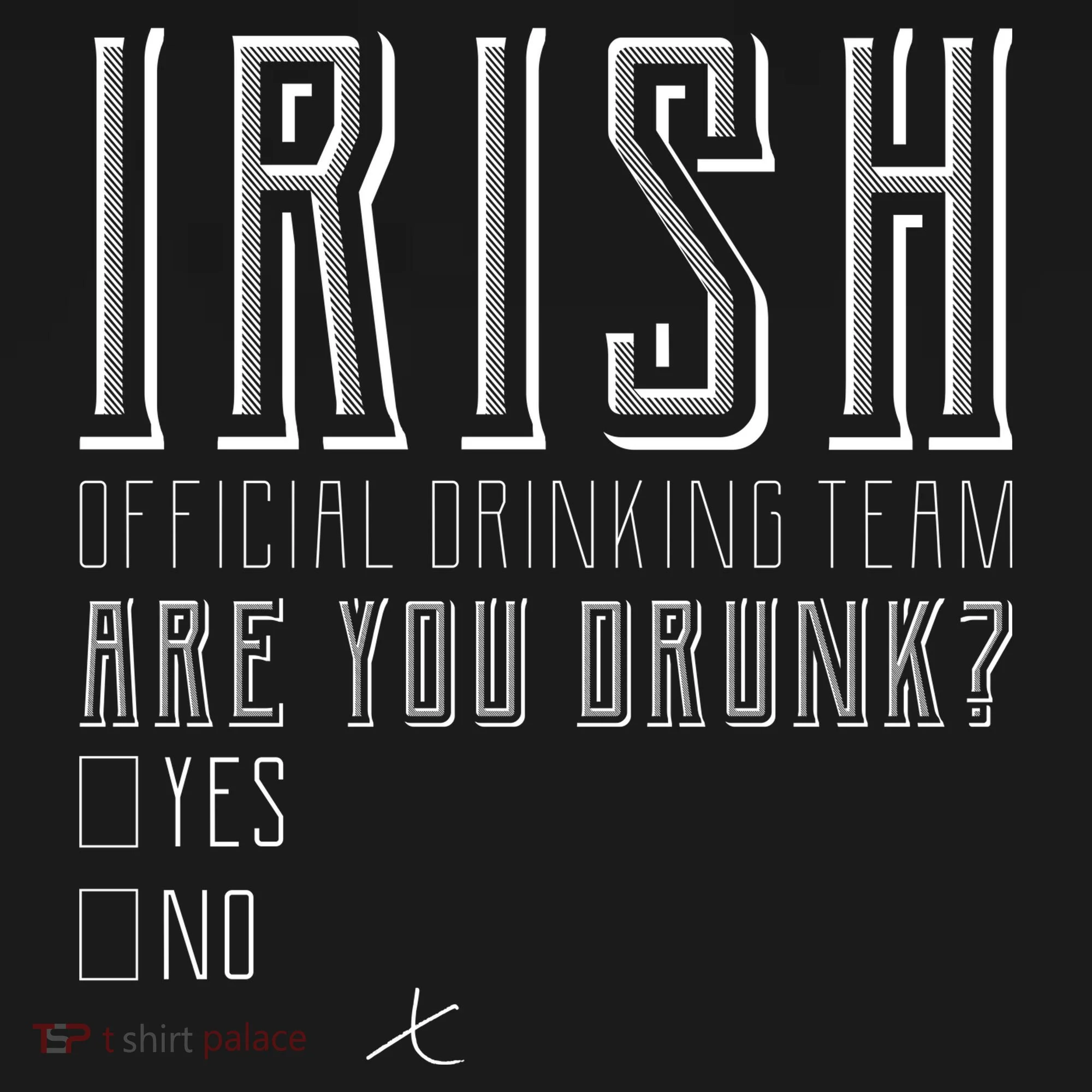 Irish Official Drinking Team Are You Drunk Tank Top
