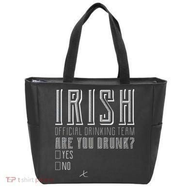 Irish Official Drinking Team Are You Drunk Tote Bag