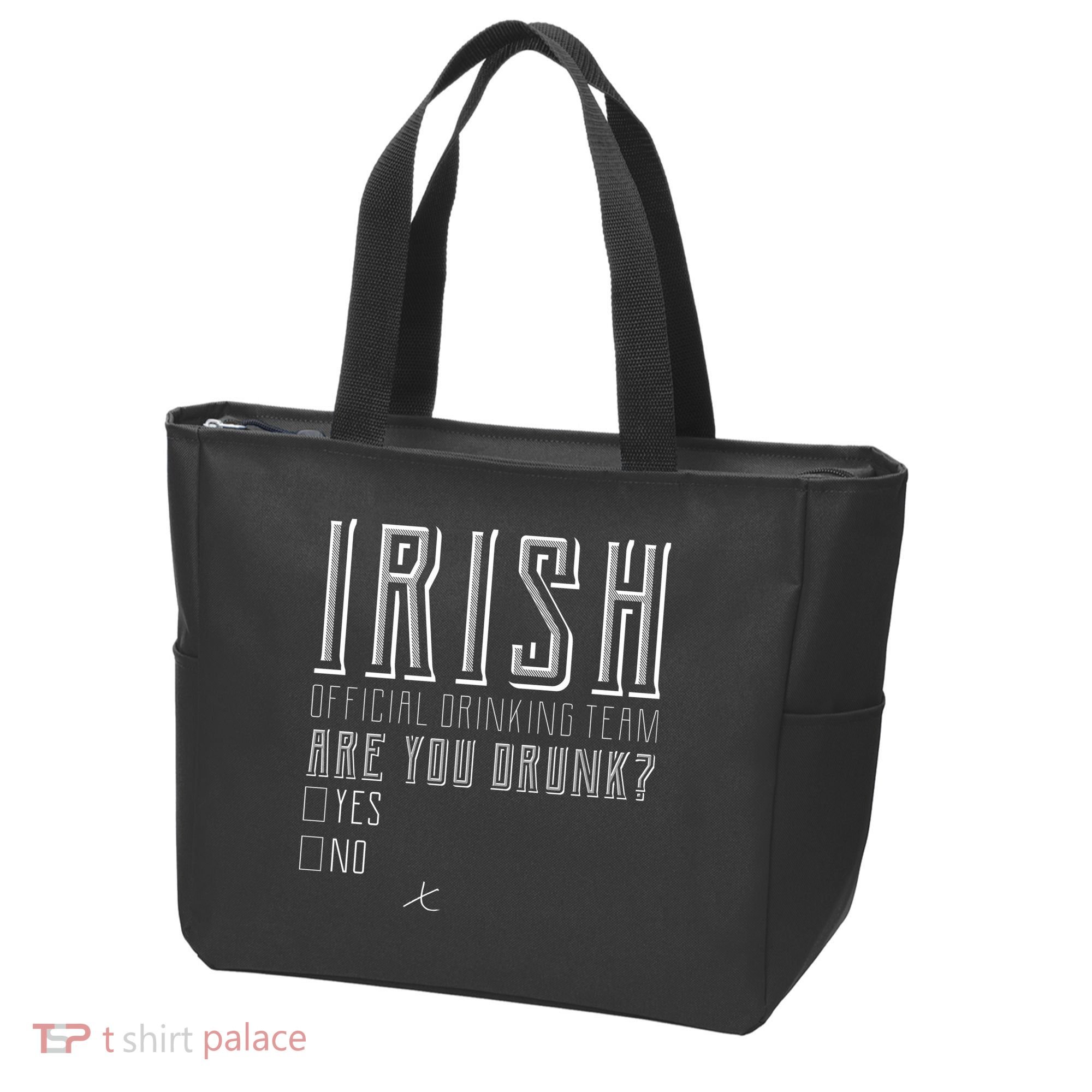 Irish Official Drinking Team Are You Drunk Tote Bag