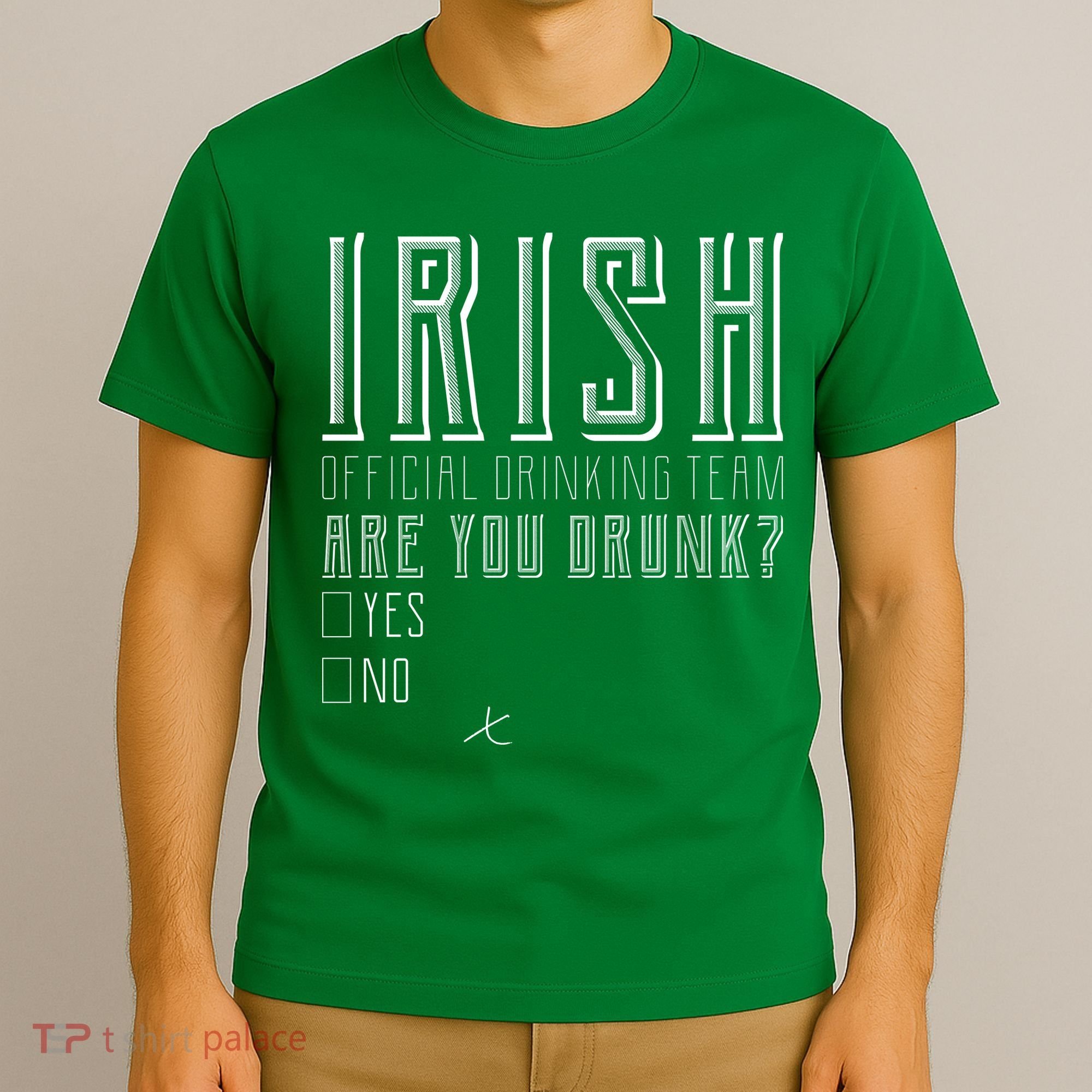 Irish Official Drinking Team Are You Drunk T-Shirt
