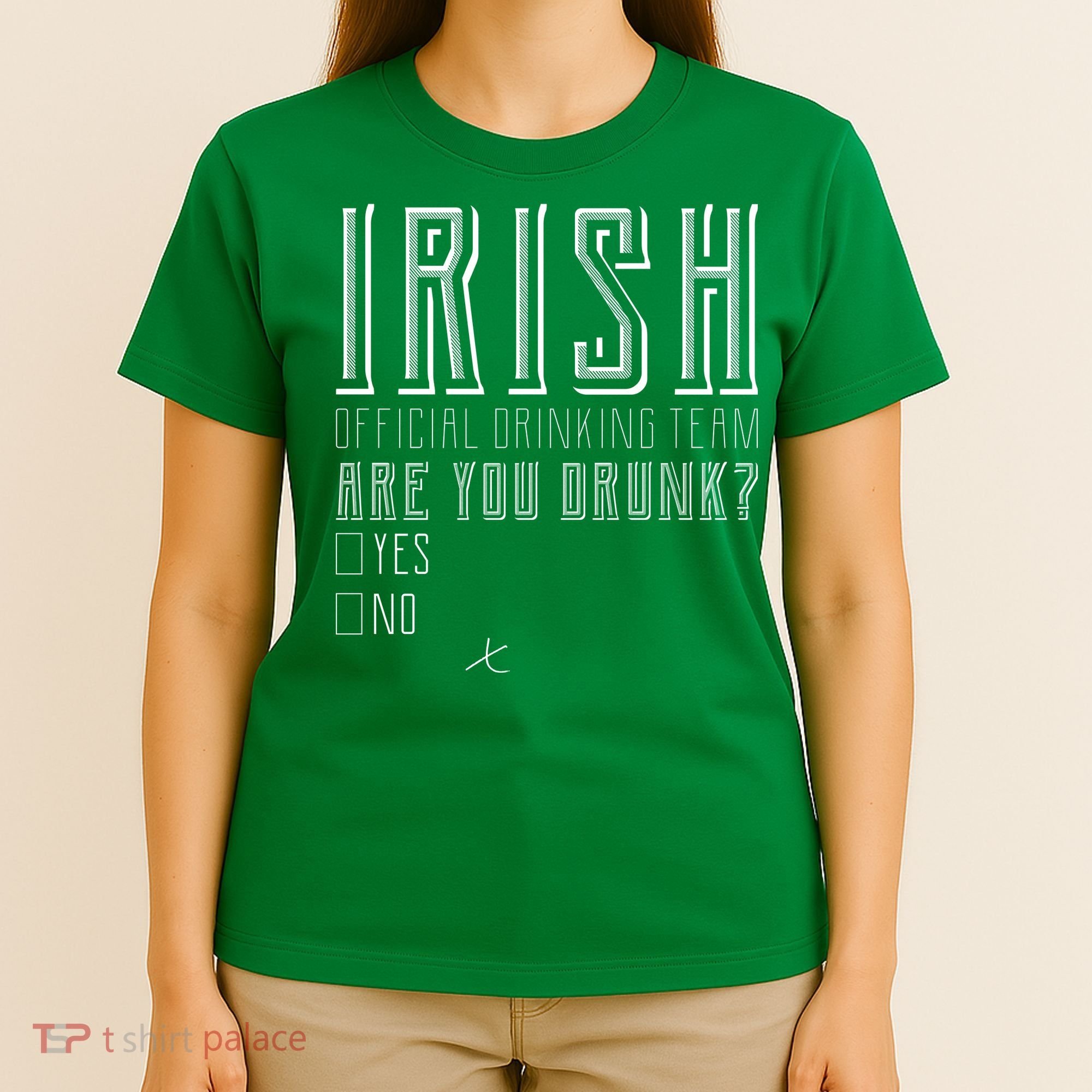 Irish Official Drinking Team Are You Drunk T-Shirt
