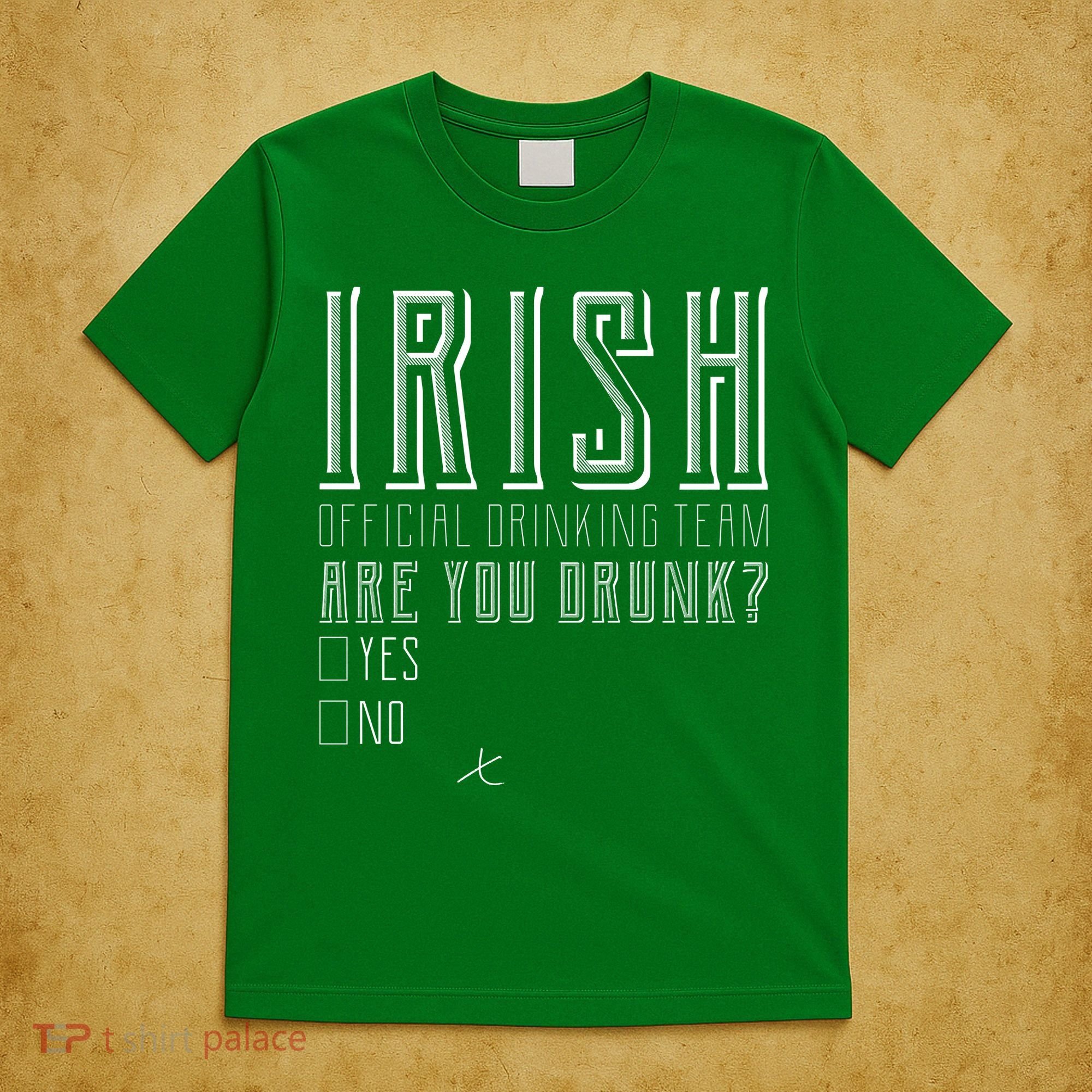 Irish Official Drinking Team Are You Drunk T-Shirt