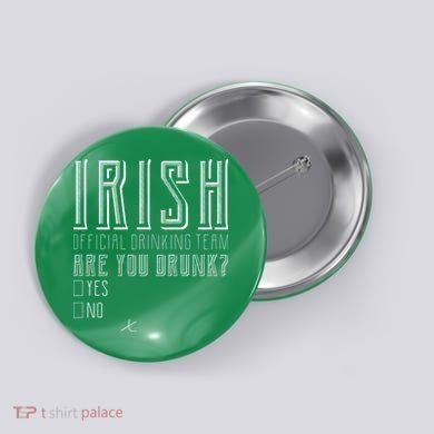 Irish Official Drinking Team Are You Drunk Button