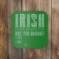 Irish Official Drinking Team Are You Drunk Coaster thumb 0