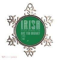 Irish Official Drinking Team Are You Drunk Ornament thumb 0