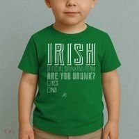 Irish Official Drinking Team Are You Drunk Toddler T-Shirt thumb 2