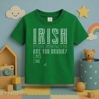 Irish Official Drinking Team Are You Drunk Toddler T-Shirt thumb 3