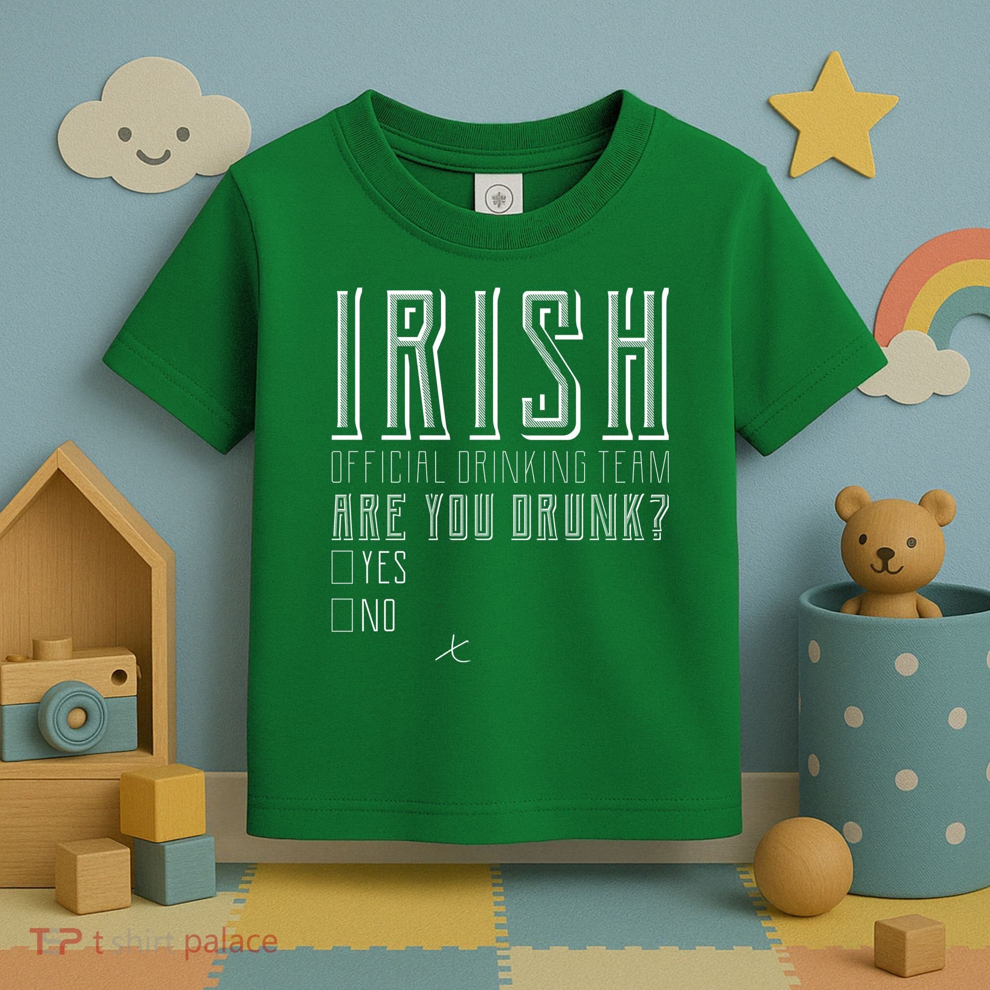 Irish Official Drinking Team Are You Drunk Toddler T-Shirt