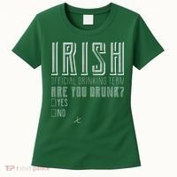 Irish Official Drinking Team Are You Drunk Women's T-Shirt thumb 0