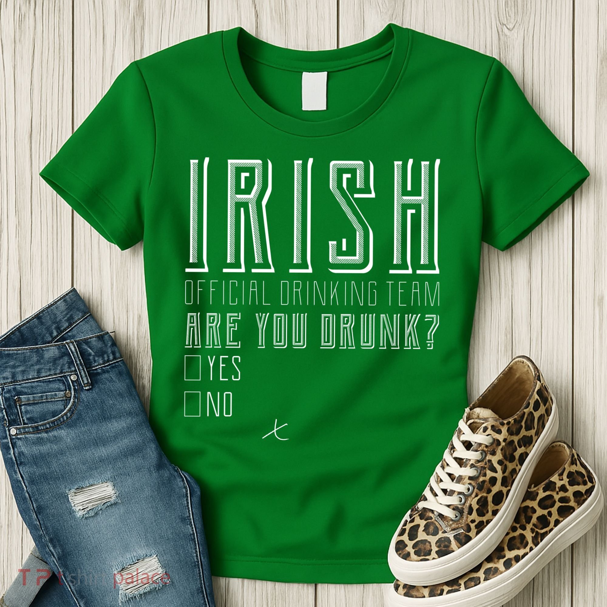 Irish Official Drinking Team Are You Drunk Women's T-Shirt